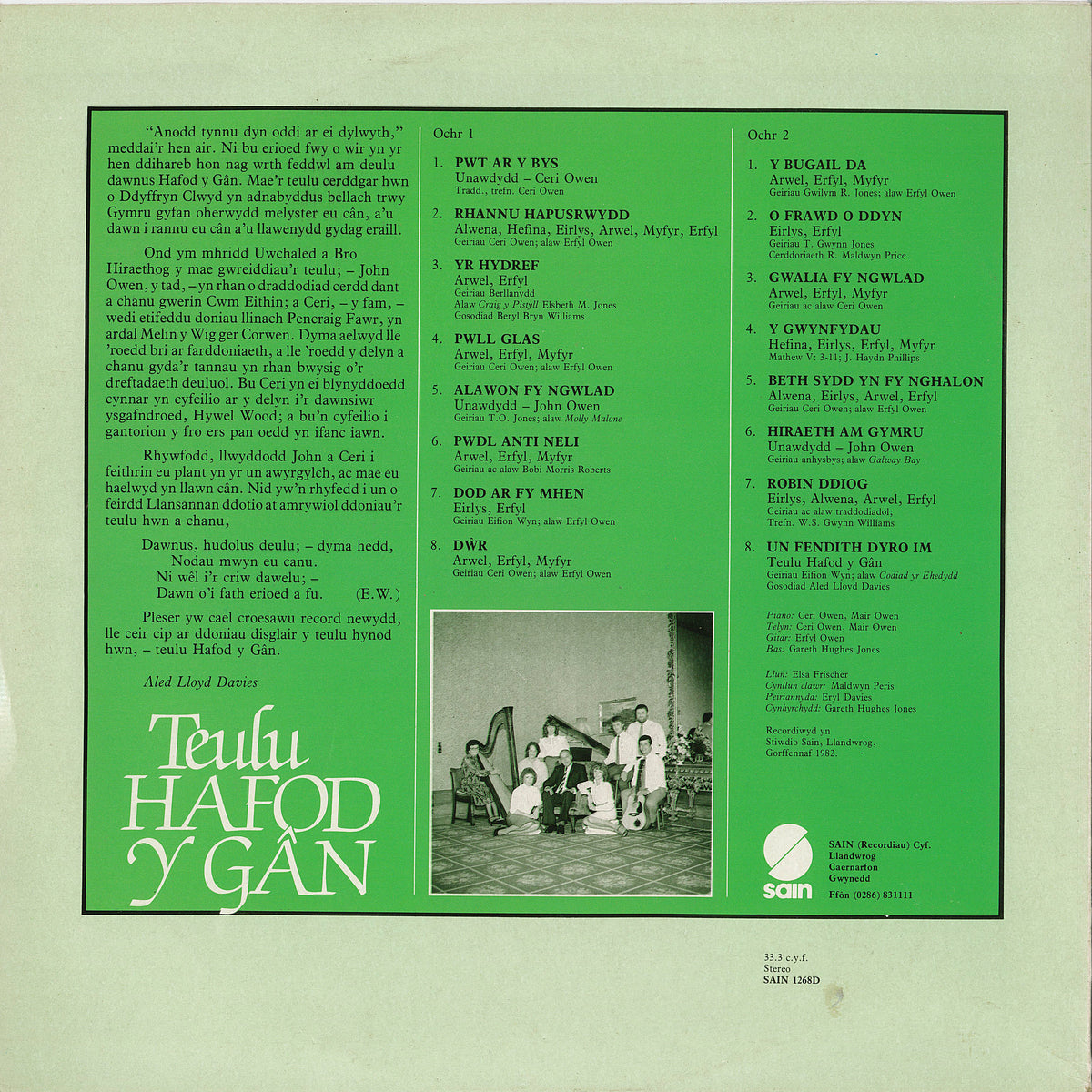 Teulu Hafod y Gân
