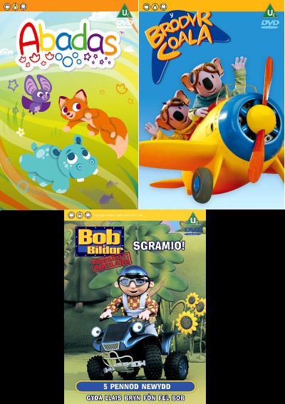 3 DVD (Abadas, Y Brodyr Coala a Bob Y Bildar