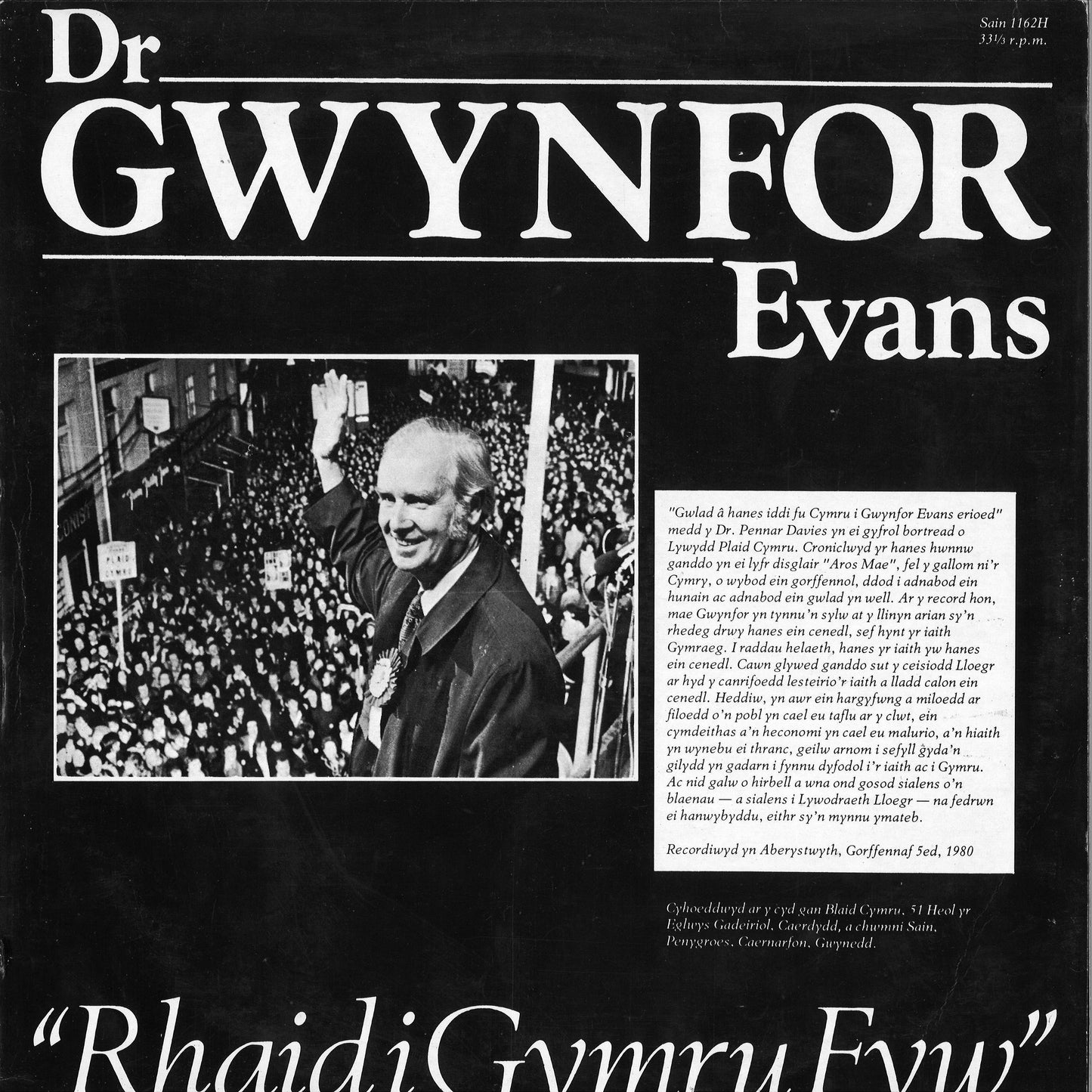 Dr Gwynfor Evans