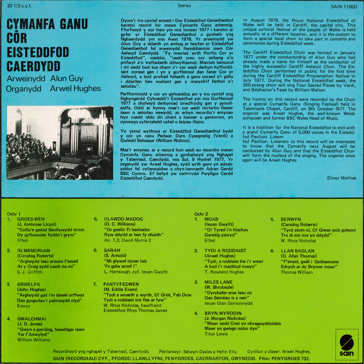 Cymanfa Ganu Côr Eisteddfod Caerdydd